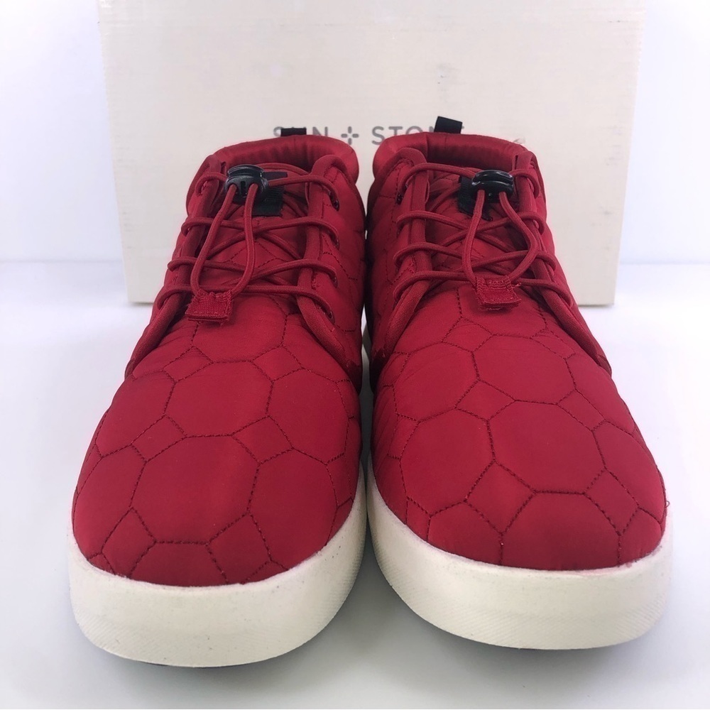 Sun Stone Fin Quilted Lace-Up Puffer Mens Boots, Size 10M - Picture 4 of 8